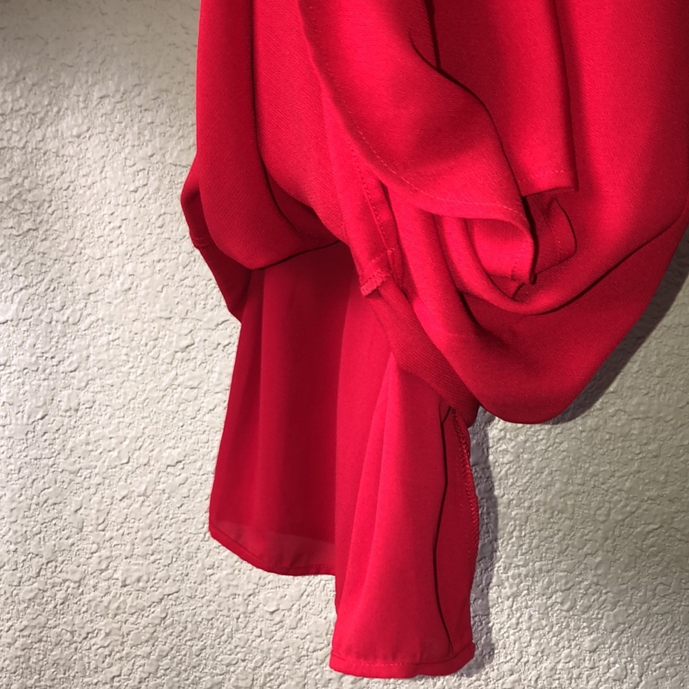 Forever 21 Red Short Sleeves Dress - Picture 13 of 14